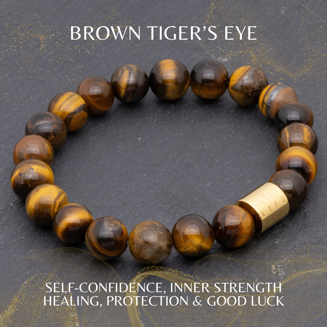 Brown tiger eye top bracelet