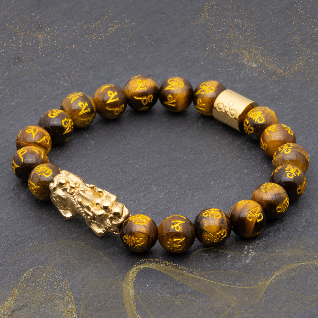 Tiger eye pi yao bracelet deals