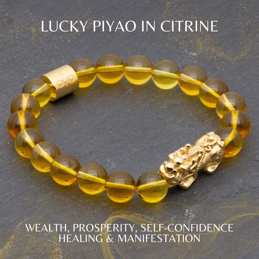 Lucky Piyao in Citrine Bracelet