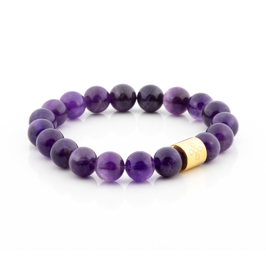 Classic Natural Amethyst Bracelet