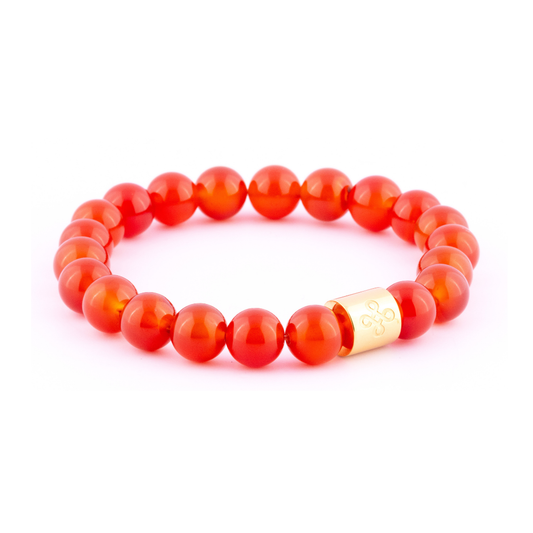 Classic Natural Red Agate Bracelet