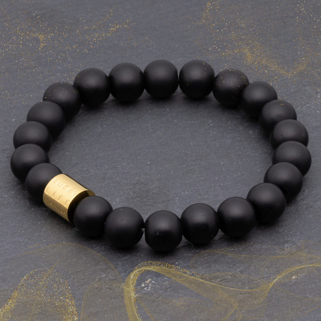 Classic Matte Black Onyx Bracelet - Lucky Life Manila