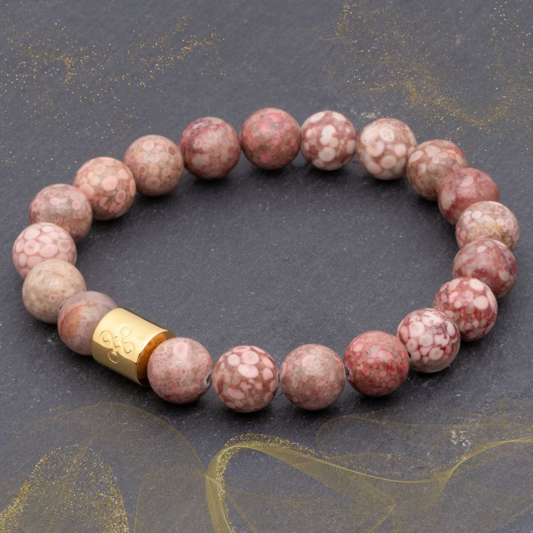 Classic Pink Jasper Bracelet - Lucky Life Manila