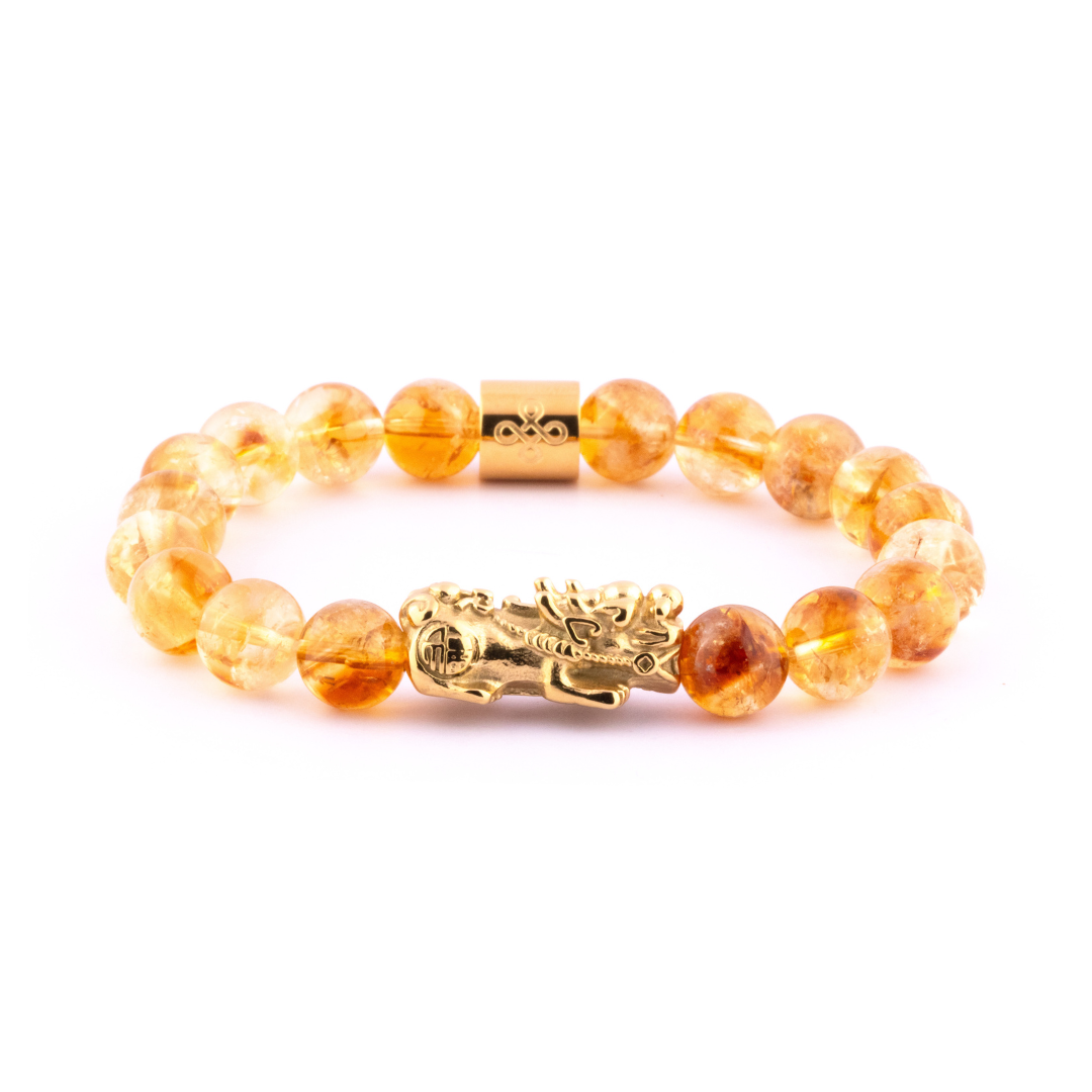 Lucky Piyao in Natural Citrine Bracelet