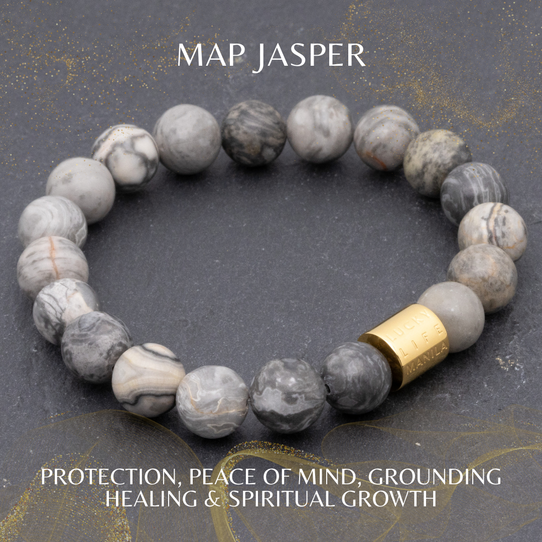 Classic Map Jasper Bracelet