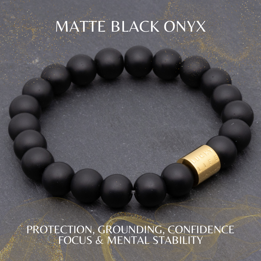 Classic Matte Black Onyx Bracelet - Lucky Life Manila