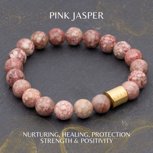 Classic Pink Jasper Bracelet