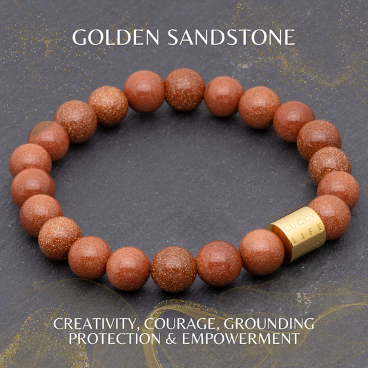 Classic Golden Sandstone Bracelet - Lucky Life Manila